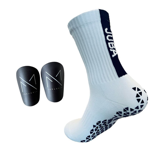 Jubagrip Fussballset Schienbeinschoner und Socken